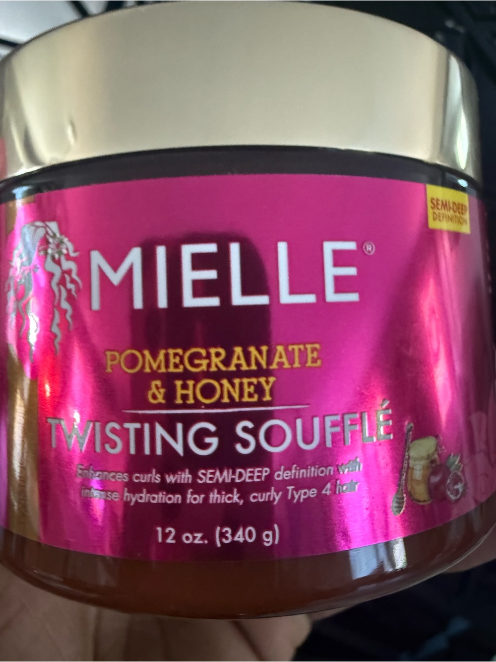 Mielle Pomegranate & Honey Twisting Soufflé - Pink